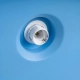 Bilo lampa wisząca 1xE27 błękitna SL.2059