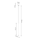 Bliss 1 lampa wisząca 1xG9 czarna SL.1462