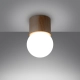 Boomo 8 lampa sufitowa 1xG9 naturalne drewno SL.1190