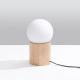 Boomo lampka biurkowa 1xG9 naturalne drewno SL.1193