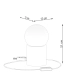 Boomo lampka biurkowa 1xG9 naturalne drewno SL.1193