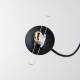 Brina 1 lampa wisząca 1xG9 czarna SL.1332