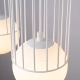Brina 3L lampa wisząca 3xG9 biała SL.1333