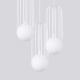 Brina 3P lampa wisząca 3xG9 biała SL.1335