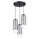 Brina 3P lampa wisząca 3xG9 czarna SL.1336 Sollux Lighting
