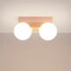 Bulbo 2 lampa sufitowa 2xG9 naturalne drewno SL.1683