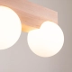 Bulbo 2 lampa sufitowa 2xG9 naturalne drewno SL.1683