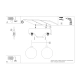 Bulbo 2 lampa sufitowa 2xG9 naturalne drewno SL.1683