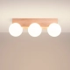 Bulbo 3 lampa sufitowa 3xG9 naturalne drewno SL.1684