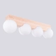 Bulbo 4 lampa sufitowa 4xG9 naturalne drewno SL.1685
