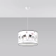 Cat 40 lampa wisząca 1xE27 wielokolorowa SL.1419