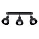 Elba 3 lampa sufitowa 3xE27 czarna SL.1318 Sollux Lighting
