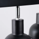 Elba 3 lampa sufitowa 3xE27 czarna SL.1318