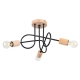 Ember 3 lampa wisząca 3xE27 czarna SL.1477 Sollux Lighting