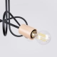 Ember 3 lampa sufitowa 3xE27 czarna SL.1477
