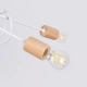 Ember 5 lampa sufitowa 5xE27 biała SL.1475