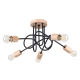 Ember 5 lampa wisząca 5xE27 czarna SL.1478 Sollux Lighting