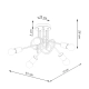 Ember 5 lampa sufitowa 5xE27 czarna SL.1478