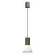 Estria 1 lampa wisząca 1xE14 beżowa, zielona oliwka SL.1872