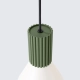 Estria 1 lampa wisząca 1xE14 beżowa, zielona oliwka SL.1872
