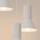 Estria 3P lampa wisząca 3xE14 beżowa SL.1871