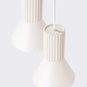 Estria 3P lampa wisząca 3xE14 beżowa SL.1871