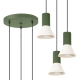 Estria 3P lampa wisząca 3xE14 beżowa, zielona oliwka SL.1873 Sollux Lighting