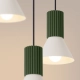 Estria 3P lampa wisząca 3xE14 beżowa, zielona oliwka SL.1873