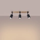 Fager 3 lampa sufitowa 3xGU10 czarna SL.1345