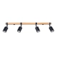 Fager 4L lampa sufitowa 4xGU10 czarna SL.1346 Sollux Lighting