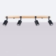 Fager 4L lampa sufitowa 4xGU10 czarna SL.1346