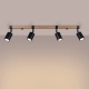 Fager 4L lampa sufitowa 4xGU10 czarna SL.1346