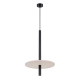 Feltro 1 lampa wisząca 1xG9 czarna, beżowa SL.1879