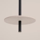 Feltro 1 lampa wisząca 1xG9 czarna, beżowa SL.1879
