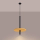 Feltro 1 lampa wisząca 1xG9 czarna, żółta SL.1880