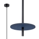 Feltro 1 lampa wisząca 1xG9 czarna, granatowa SL.1881 Sollux Lighting
