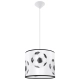 Football A 30 lampa wisząca 1xE27 Biała, czarna SL.1424 Sollux Lighting