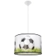 Football C 40 lampa wisząca 1xE27 Biała, czarna, zielona SL.1429 Sollux Lighting