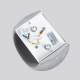 Globe kinkiet 2xG9 beton SL.1362