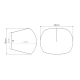 Globe kinkiet 2xG9 beton SL.1362