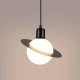 Hyperion 1 lampa wisząca 1xG9 czarny SL.1358