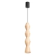 Kubbe Duża R lampa wisząca 1xGU10 naturalne drewno SL.2029 Sollux Lighting