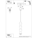 Kubbe Duża R lampa wisząca 1xGU10 naturalne drewno SL.2029