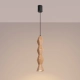 Kubbe Duża S lampa wisząca 1xGU10 naturalne drewno SL.2032