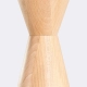 Kubbe Mała R lampa wisząca 1xGU10 naturalne drewno SL.2027