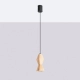 Kubbe Mała S lampa wisząca 1xGU10 naturalne drewno SL.2030