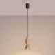 Kubbe Mała S lampa wisząca 1xGU10 naturalne drewno SL.2030