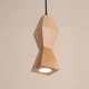 Kubbe Mała S lampa wisząca 1xGU10 naturalne drewno SL.2030