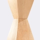 Kubbe Mała S lampa wisząca 1xGU10 naturalne drewno SL.2030