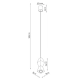 Kubbe Mała S lampa wisząca 1xGU10 naturalne drewno SL.2030